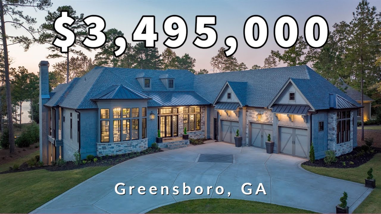 Inside the MOST Luxurious Home on Lake Oconee