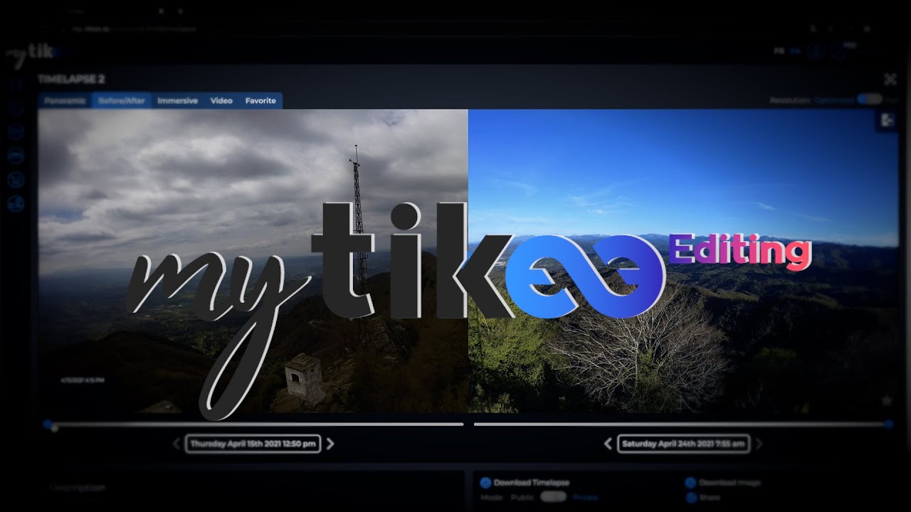 My Tikee ▶️ Software para EDITAR TIMELAPSE de Larga Duración. Crea, Edita y Comparte