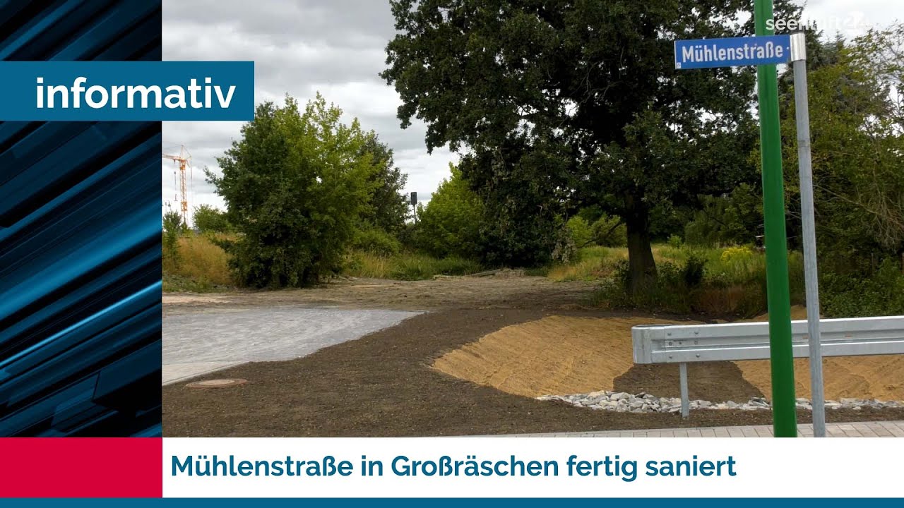 Gr&ouml;&szlig;tes Stra&szlig;enbauprojekt in Gro&szlig;r&auml;schen jetzt abgeschlossen