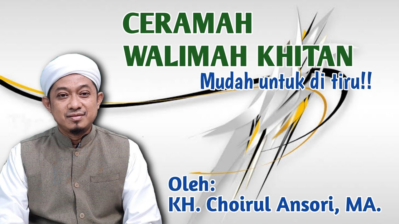 Ceramah Walimah Khitan 