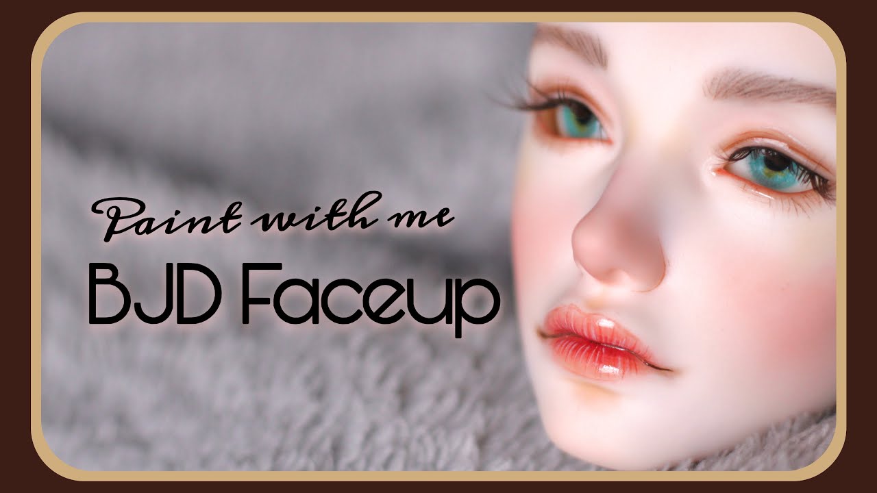 🎨Doll Paint - 2 BJD Faceups in 5 minutes