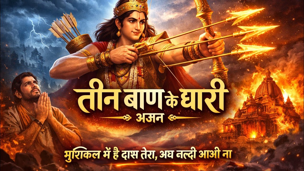 तीन बाण के धारी श्याम आएंगे 🏹🙏| हारे का सहारा भजन#TeenBaanKeDhari#KhatuShyam#श्याम_भजन#HareKaSahara
