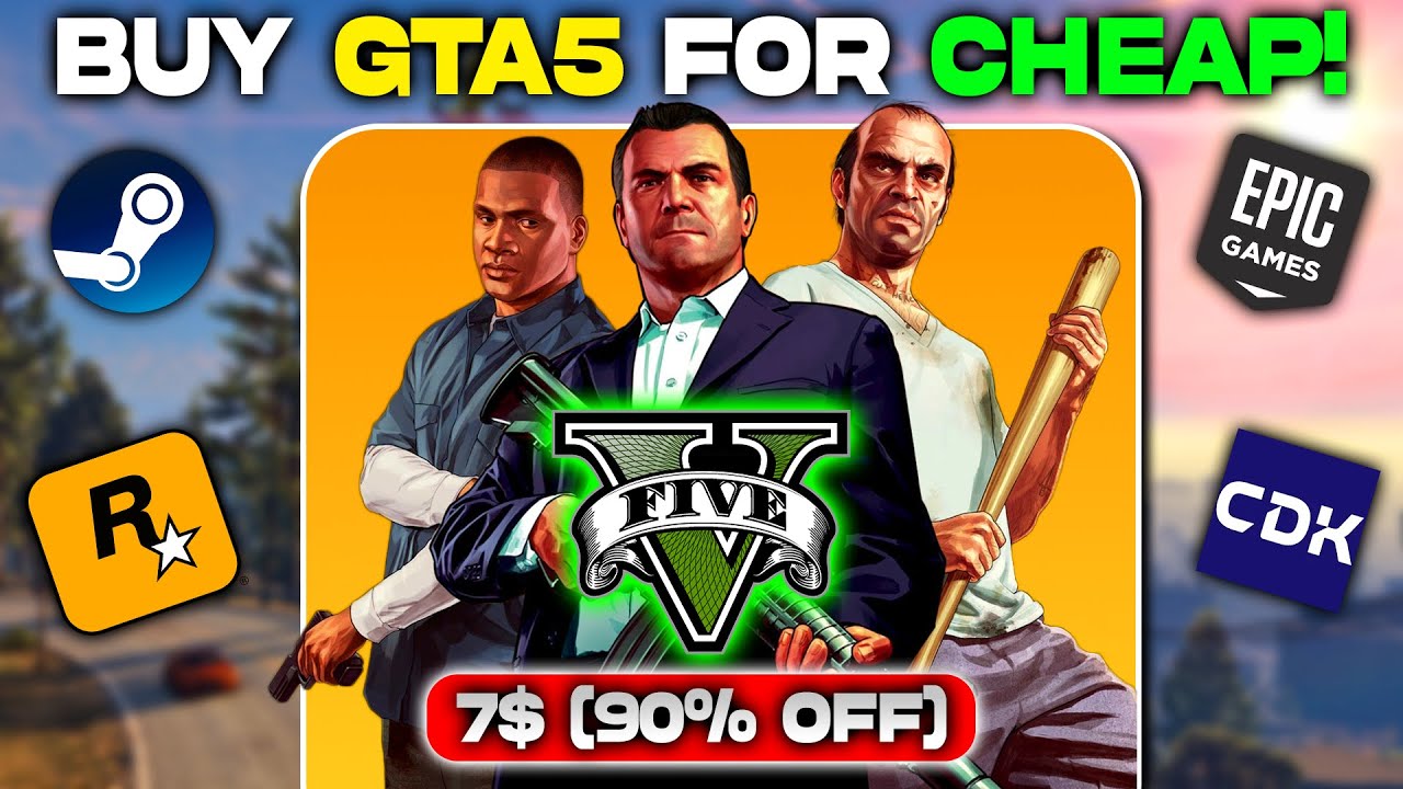 Как купить GTA 5 дёшево в 2025 году! (Steam, Epic Games и Rockstar Launcher) 100% РАБОТАЕТ