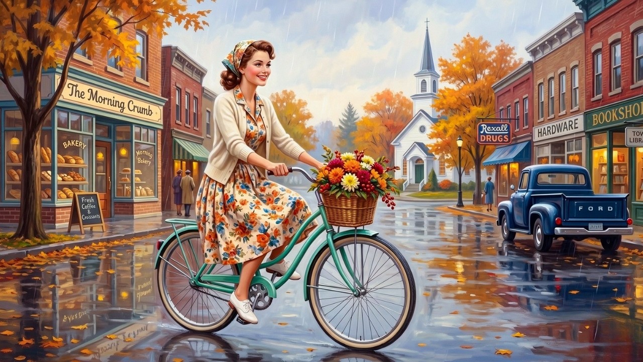 A Rainy Morning Everyone Still Remembers | Relaxing Vintage Americana Music