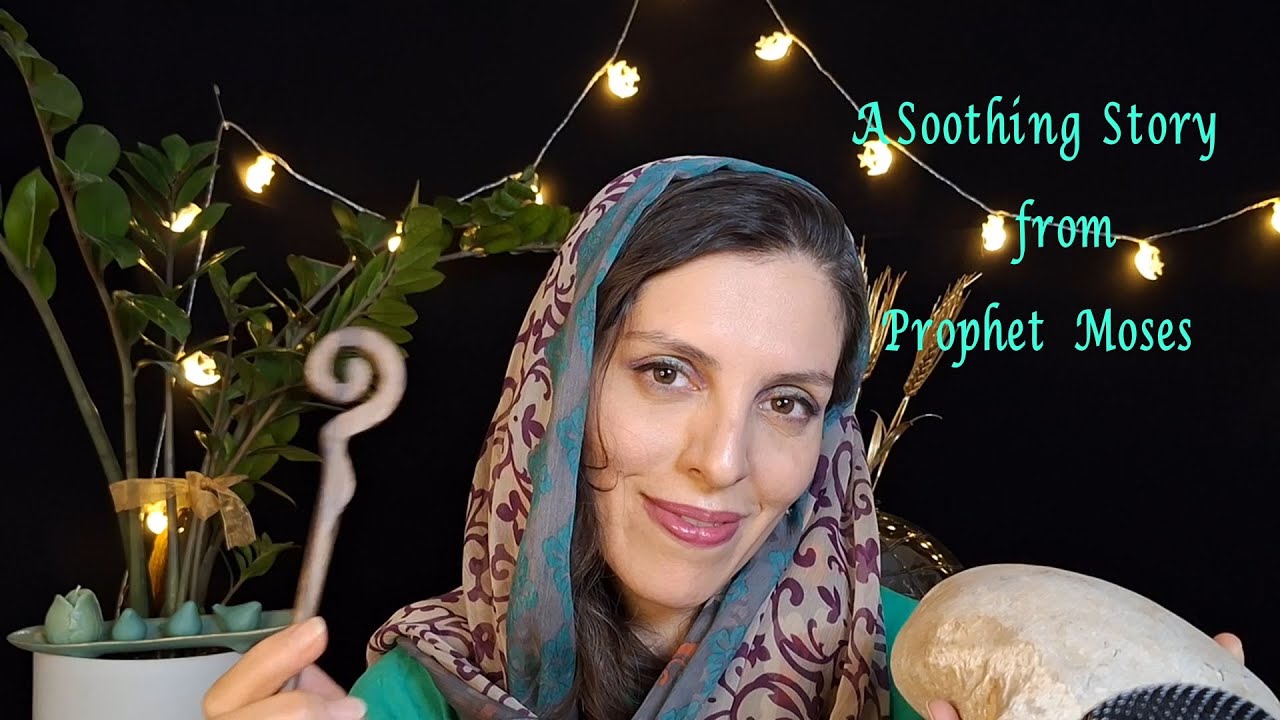 Whispered ASMR 🌙 | The Story of Prophet Moses and🐛 | A Journey of Faith and Peace🪶