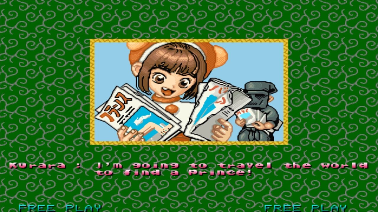 Power Instinct 2 [ARCADE, 1994]: Kurara [Clara] Hananokouji Playthrough (Normal diff. - 1st take)