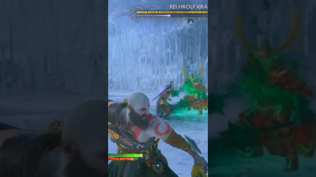 Kratos vs Rei Berserker ⭕️🪓💥#gamerplay #Short