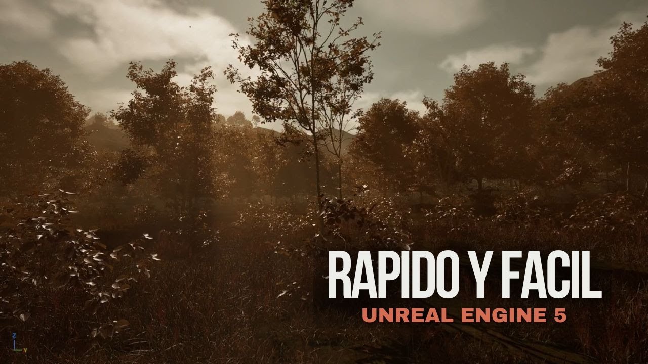 ⏱️🔥 El atajo de UE5 para construir MUNDOS EN MINUTOS (sin colocar assets a mano) 👀🌿⚙️ #UE5