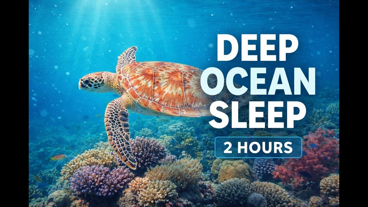 Fall Asleep Beneath the Ocean 🌊 2+ Hours of Calming Underwater Meditation Music