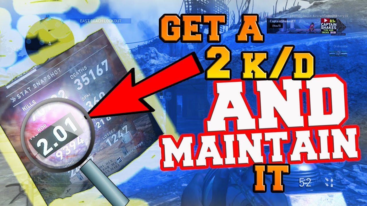 Get A 2 K/D! AND MAINTAIN IT! Call of Duty: WW2 Tips and Tricks!