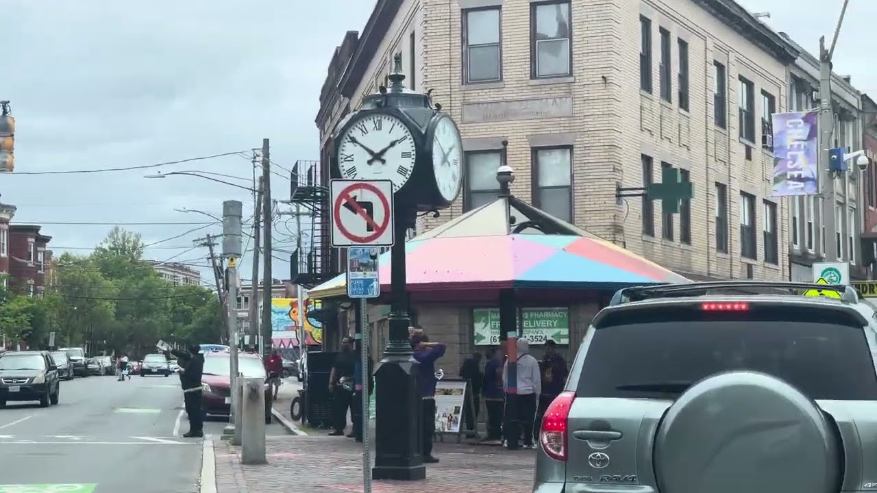 Vamos recorriendo la hermosa ciudad de Chelsea Massachusetts su casa calles