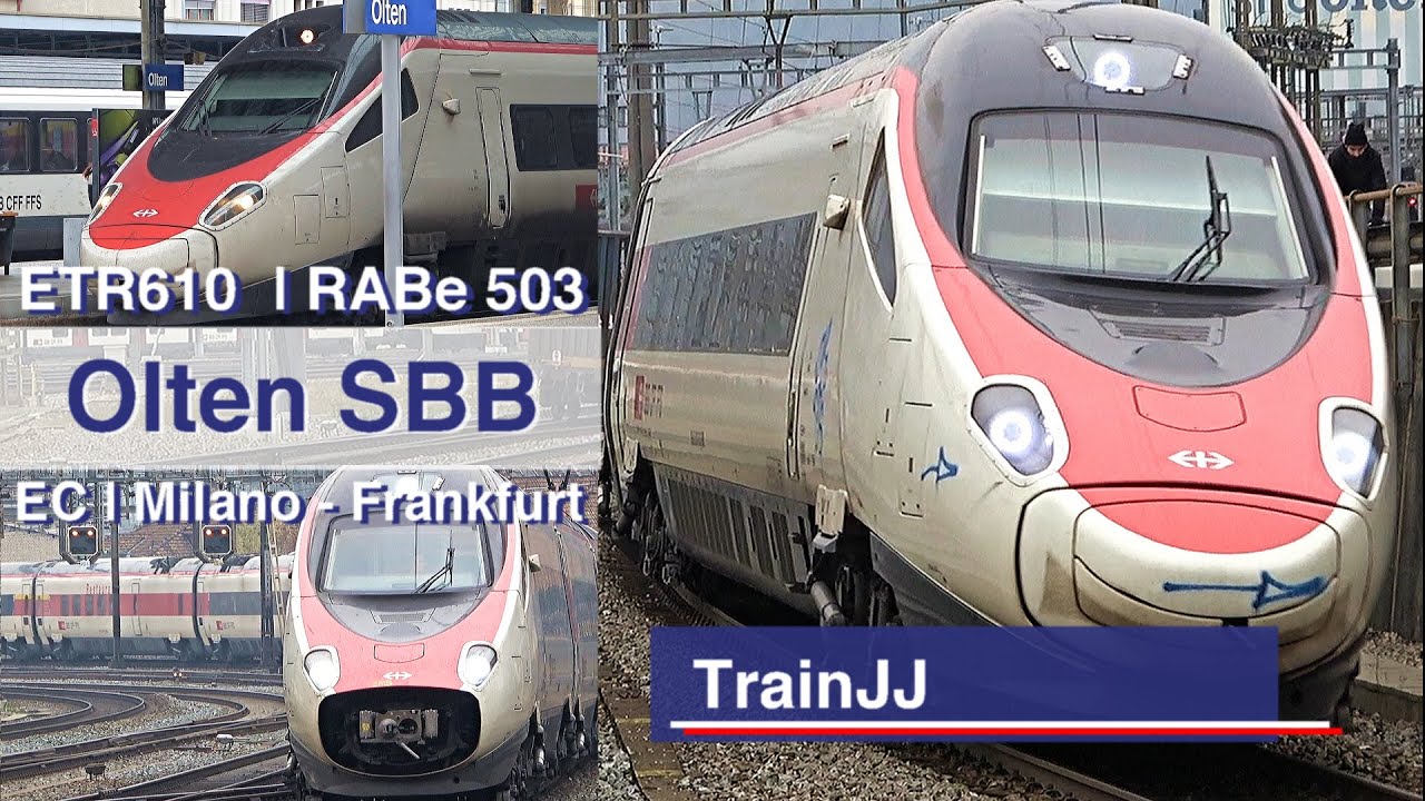 SBB RABe 503 - ETR610 | EC 358 / 451 / 52 - Milano - Frankfurt Hbf | Olten SBB Schweiz - Switzerland