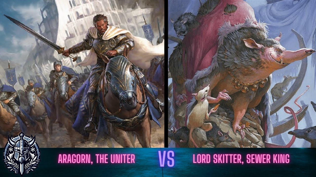 Win a biland #1 - Aragorn, the Unifier VS Lord Skitter // MTG Duel Commander - Mars 2024