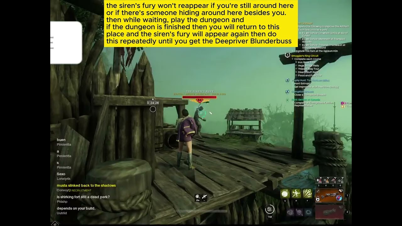 Deepriver Blunderbuss farming location | New World