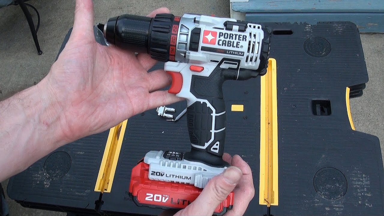 Porter Cable 20 volt cordless drill review - Model PCCK600LB