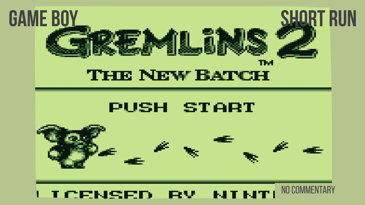 Gremlins 2: The New Batch - Game Boy - No Commentary