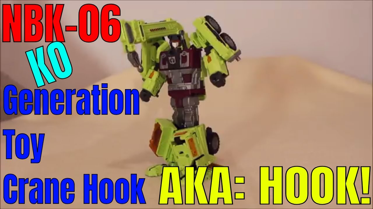 NBK-06 KO Generation Toy Crane Hook (3p Constructicon Hook) - GotBot True Review NUMBER 429