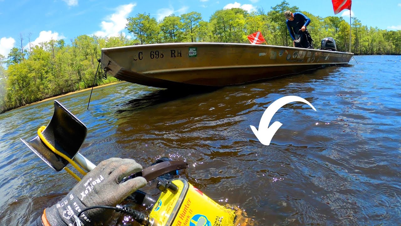 River Reveals Treasure while Scuba Diving