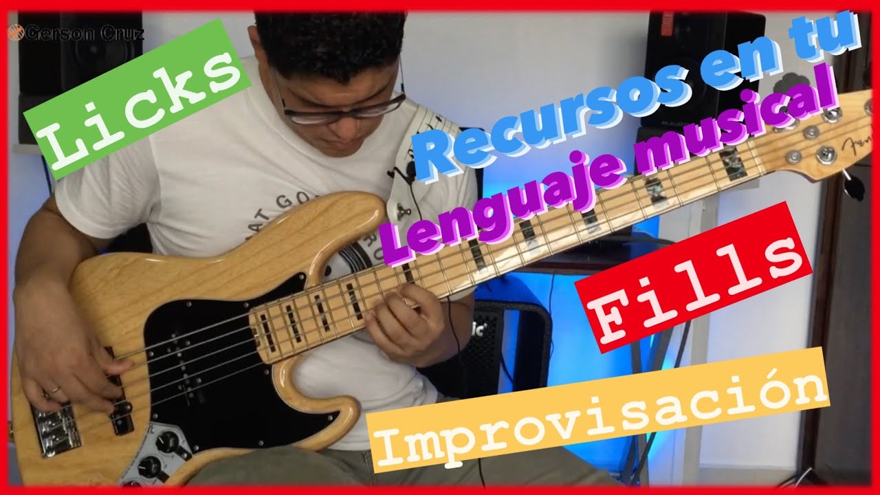 Como usar tus recursos como un lenguaje musical I Creación de frases melódicas (Licks)  🎶🎵🎶