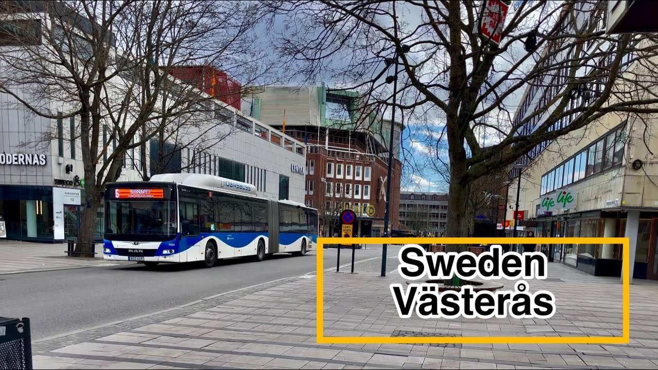 Västerås Sweden walking tour-Vasagatan 2023