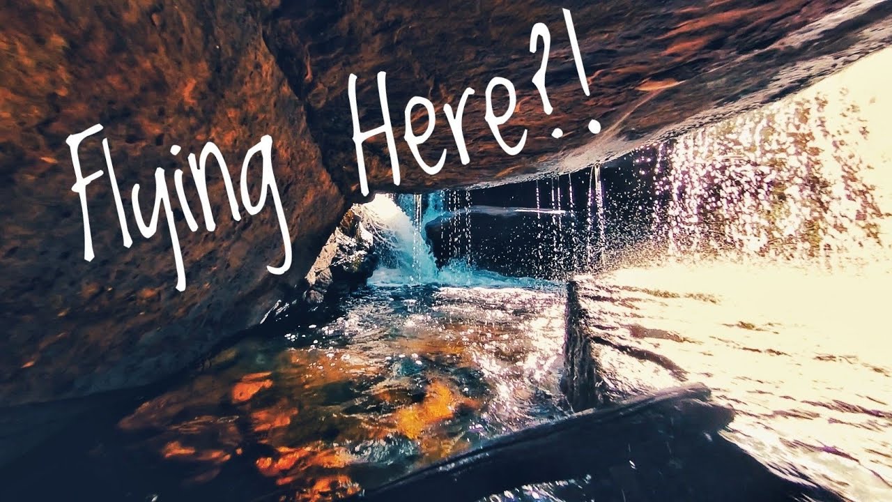I Flew My Cinewhoop Under a Waterfall - Reelsteady Go with Naked GoPro