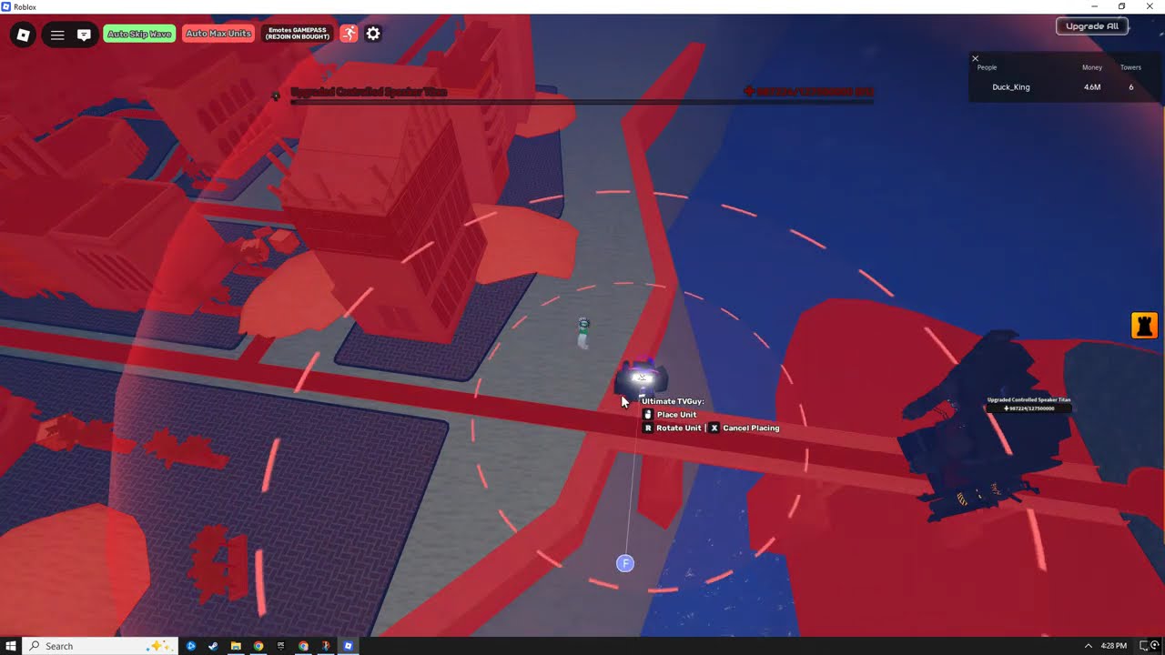 Trying to speed run Skibidi defence nightmare mode!
