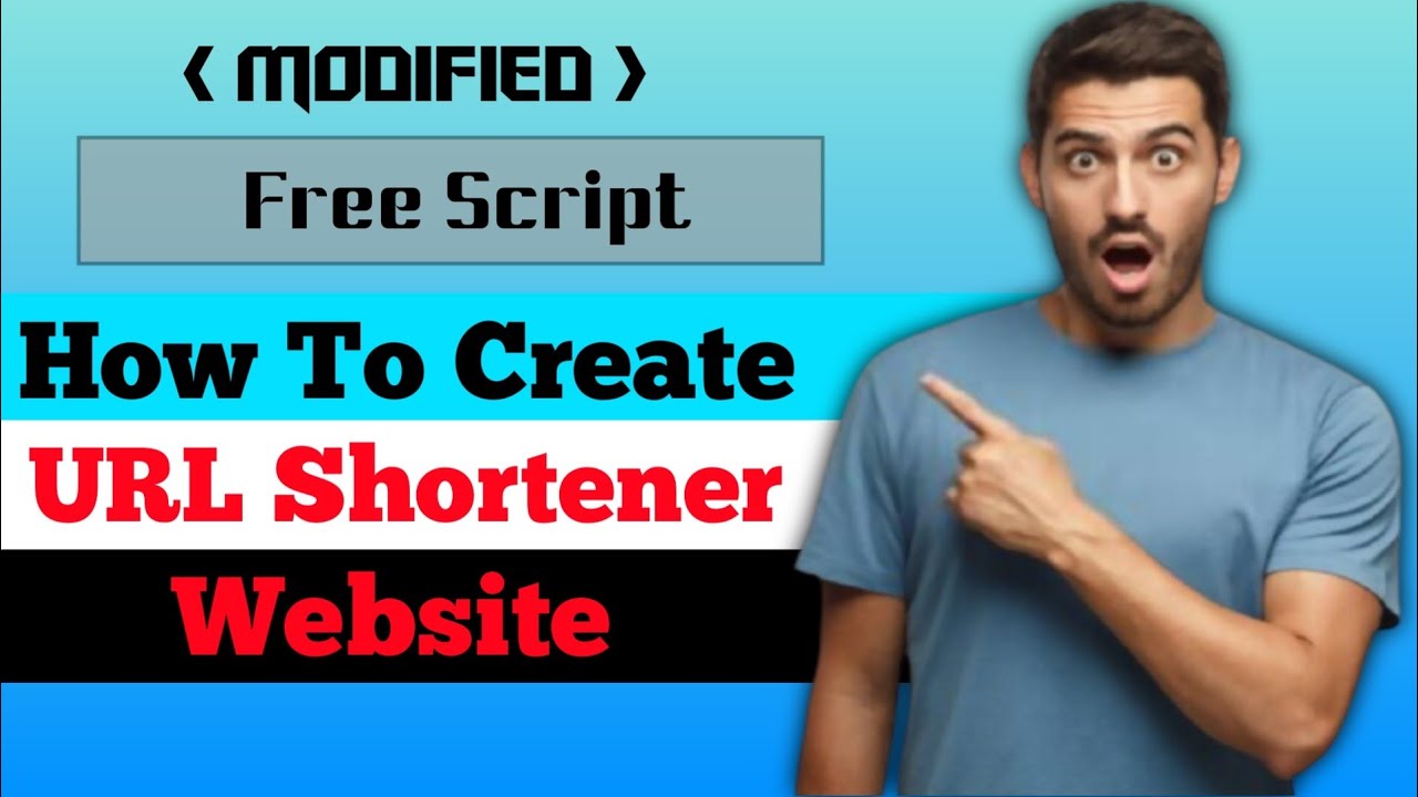 How To Create URL Shortener Website For Free | LinkShield Modified Script