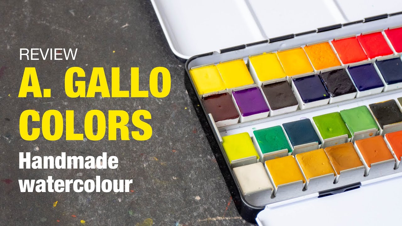 A. Gallo Colors handmade watercolour (review)