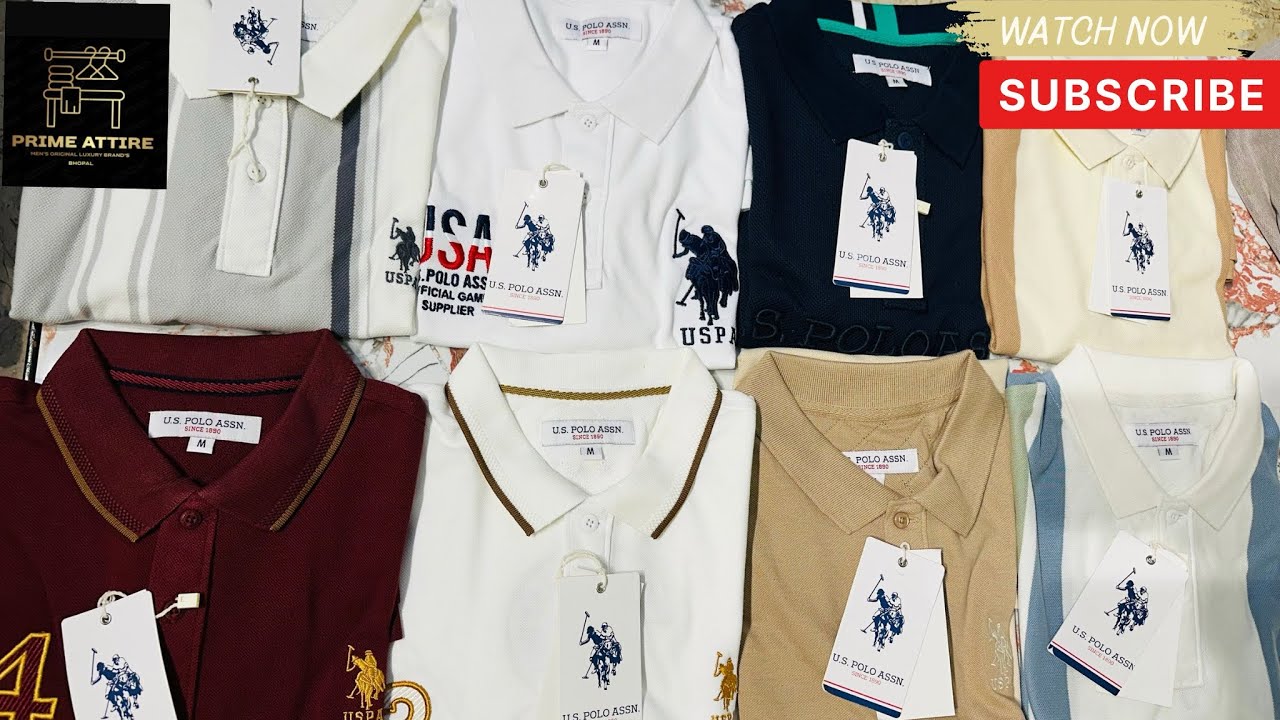 U.S.Polo Assn. Collar T-shirts 2025 Store Articles, 100% OG,Size M to XXL,Price-699rs only/