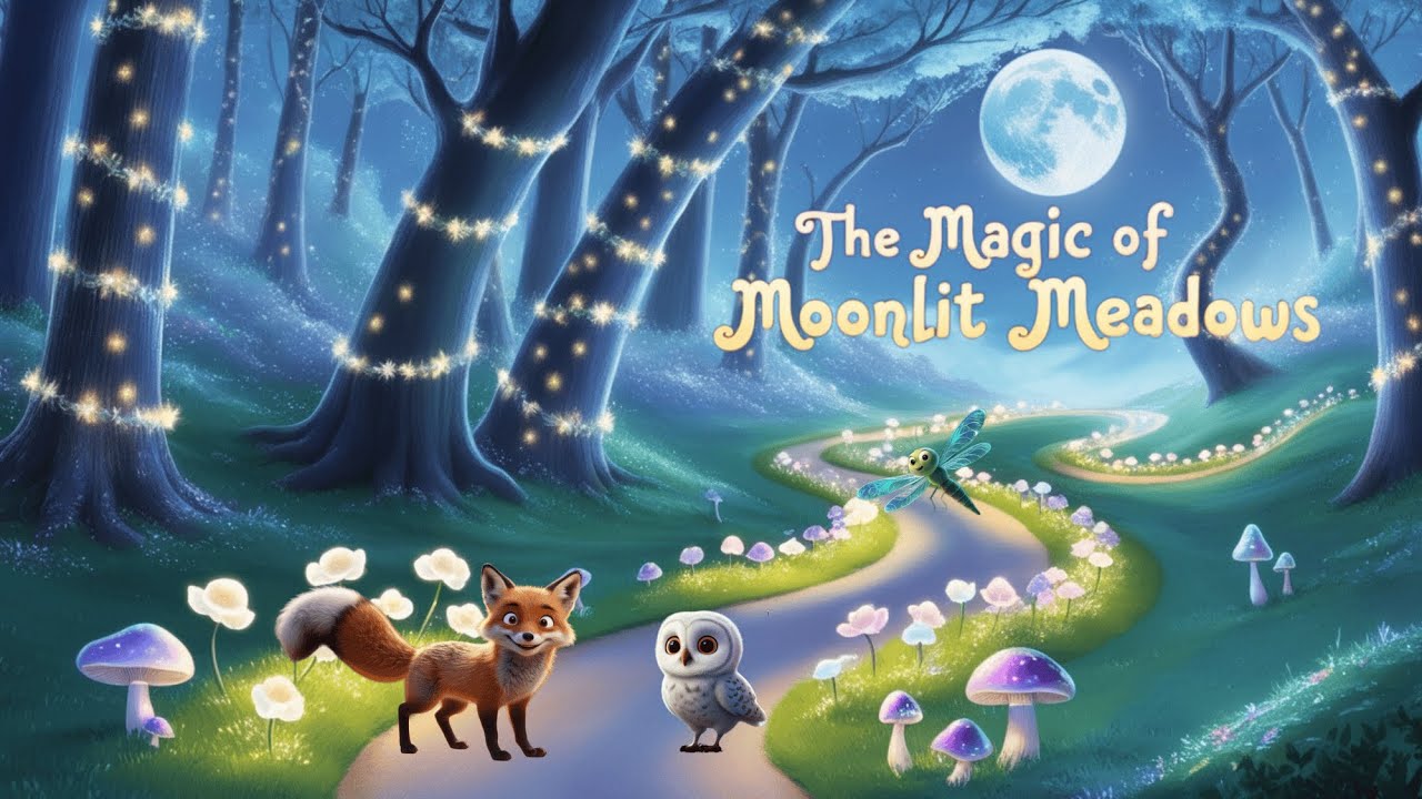 The Magic of Moonlit Meadows  | Bedtime Stories for Kids!