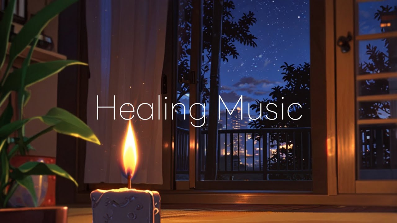 [바람과 불빛] 촛불 옆의 편안한 밤 🌬 Candle & Breeze Sleep Music (3hours)