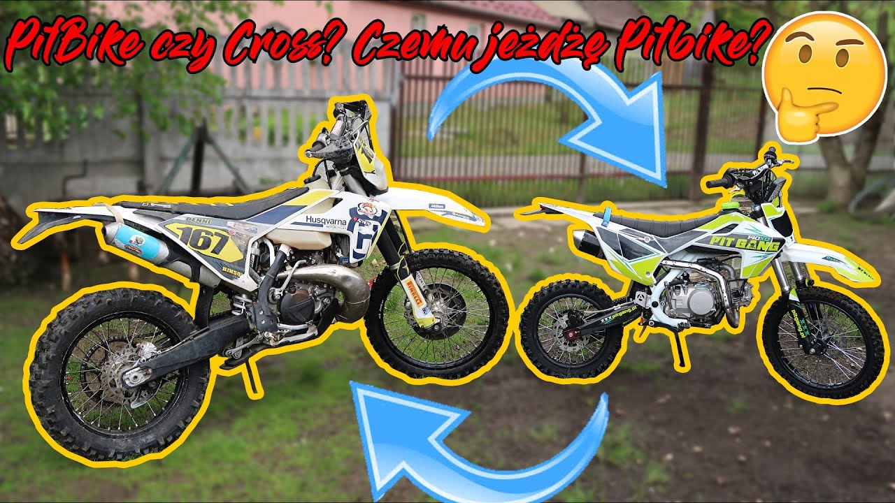 Czemu jeżdżę na PitBike? PitBike czy Cross? Cudem nagrany odcinek
