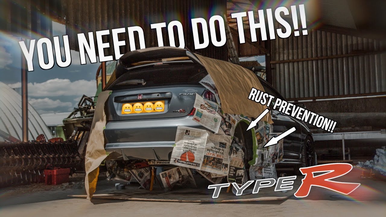 Undersealing The Rear Arches Of My Civic Type R EP3!!