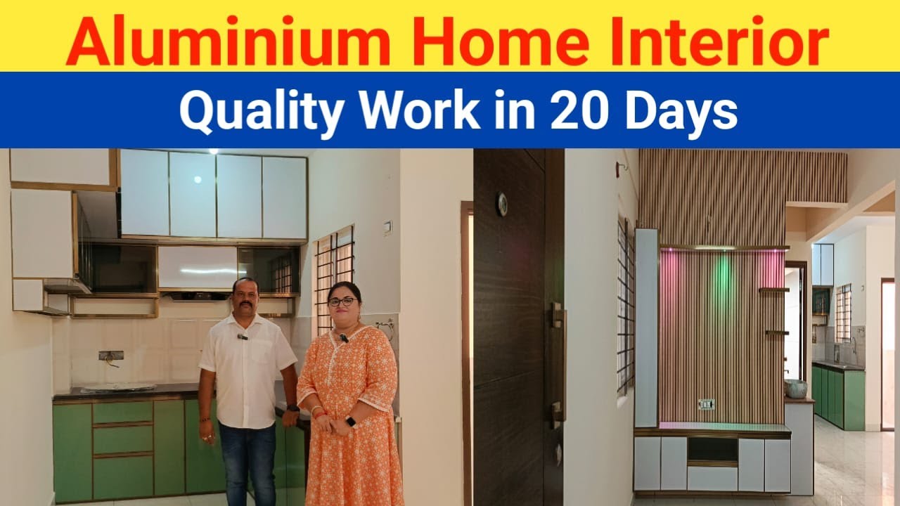 Aluminum Interior at Low Budget Bangalore l Aluminum Modular Kitchen Cupboards l Aluminum Interior