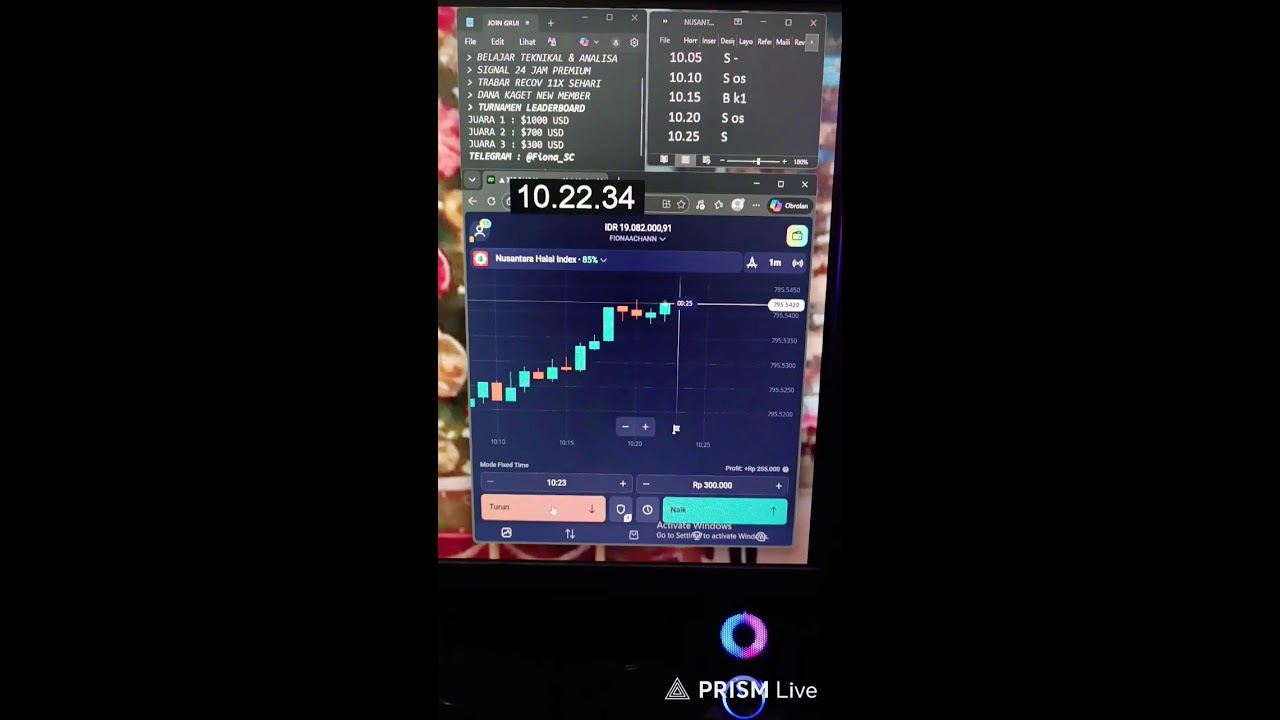 Fiona chan❤️‍🔥🫶Siaran langsung OLYMTRADE_FIRE #fyp #trade #trading #olymtrade