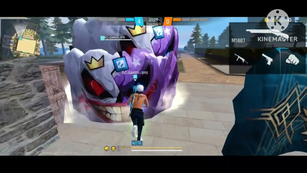 RC Gamer 890 vs Jahir ff 🔥 1  vs  1 custom 💯 Kon Hai best player 😎
