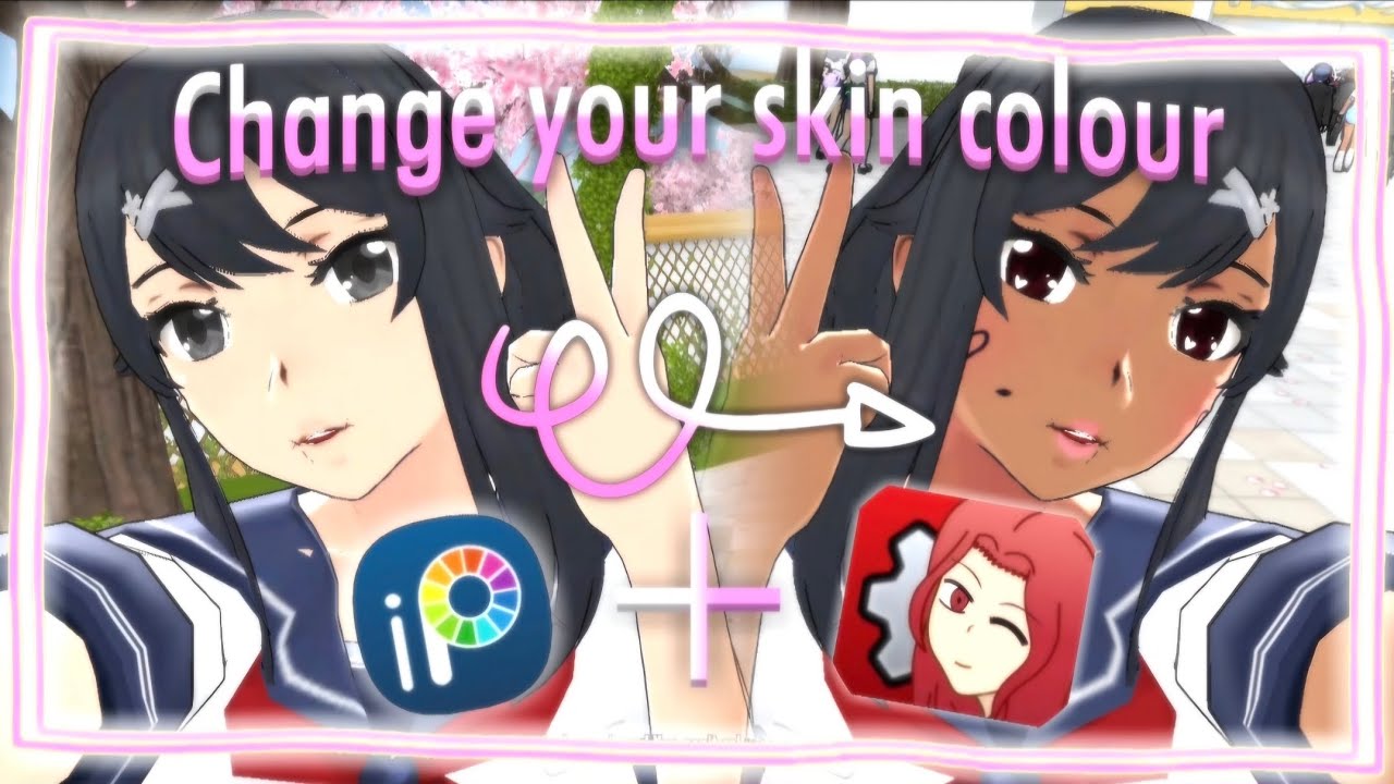 КАК ИЗМЕНИТЬ ЦВЕТ КОЖИ В YANDERE SIMULATOR [С помощью Ibis Paint и Posemod]