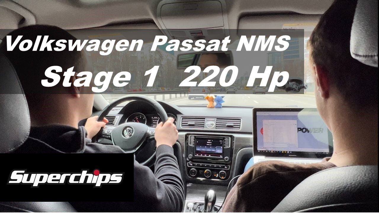 Прошивка Superchips на Volkswagen Passat NMS 1.8 tsi з ГБО 170/220 Hp 250/350 Nm
