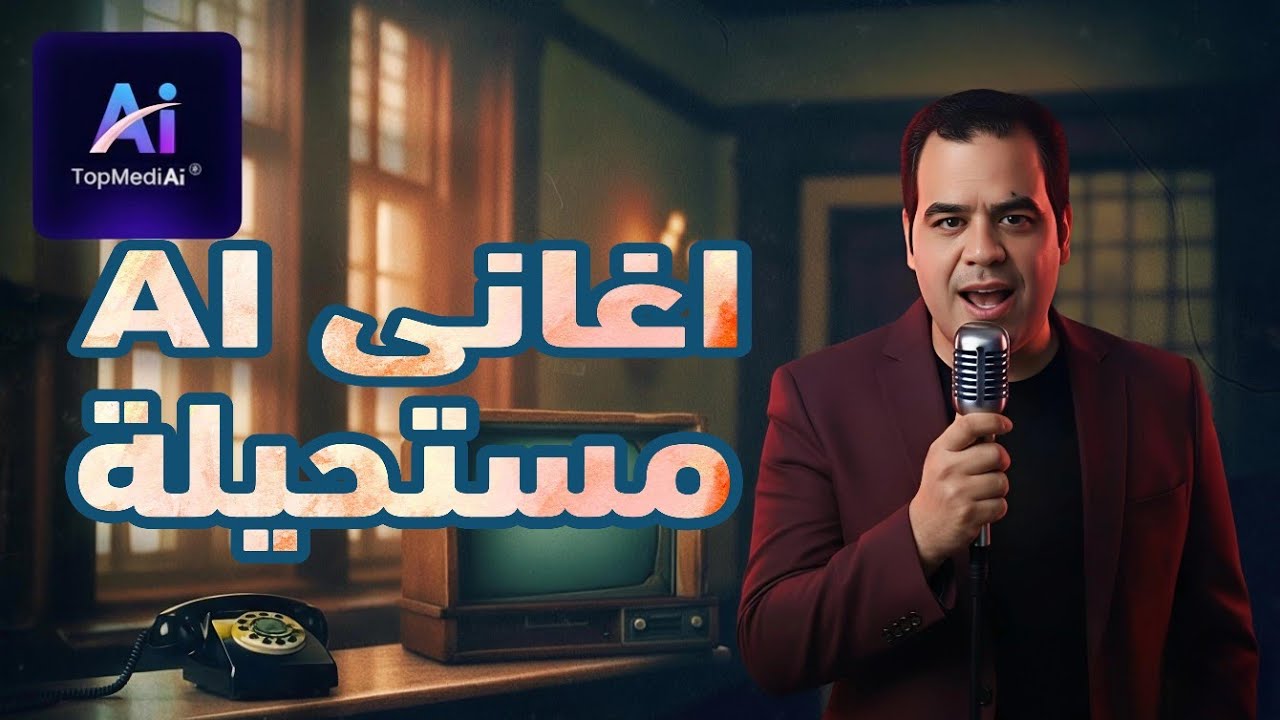 اغاني الذكاء الاصطناعي اصبحت حقيقة : حول كلماتك إلى أغنية كاملة بصوت واقعي مع TopMediai