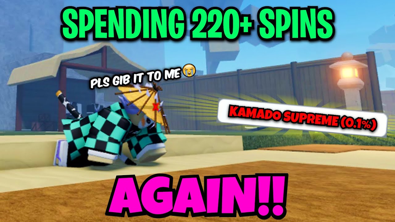Spending 220+ Spins For KAMADO.. AGAIN!! [Project Slayers]