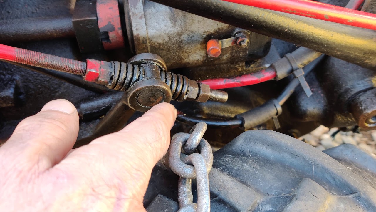 Hi and low gear clutch adjustment on the 61 Gravely model L