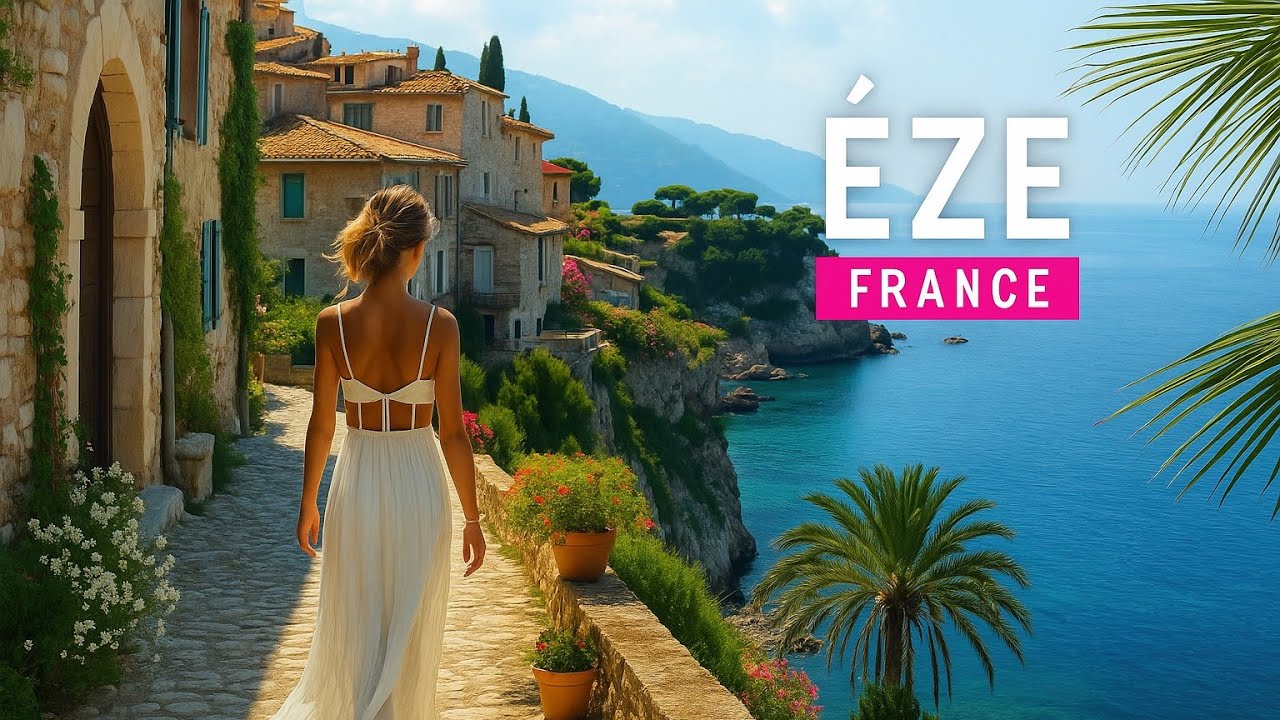 Nietzsche Path Descent | Walking from Èze Village to the Sea | Peaceful Nature Sounds