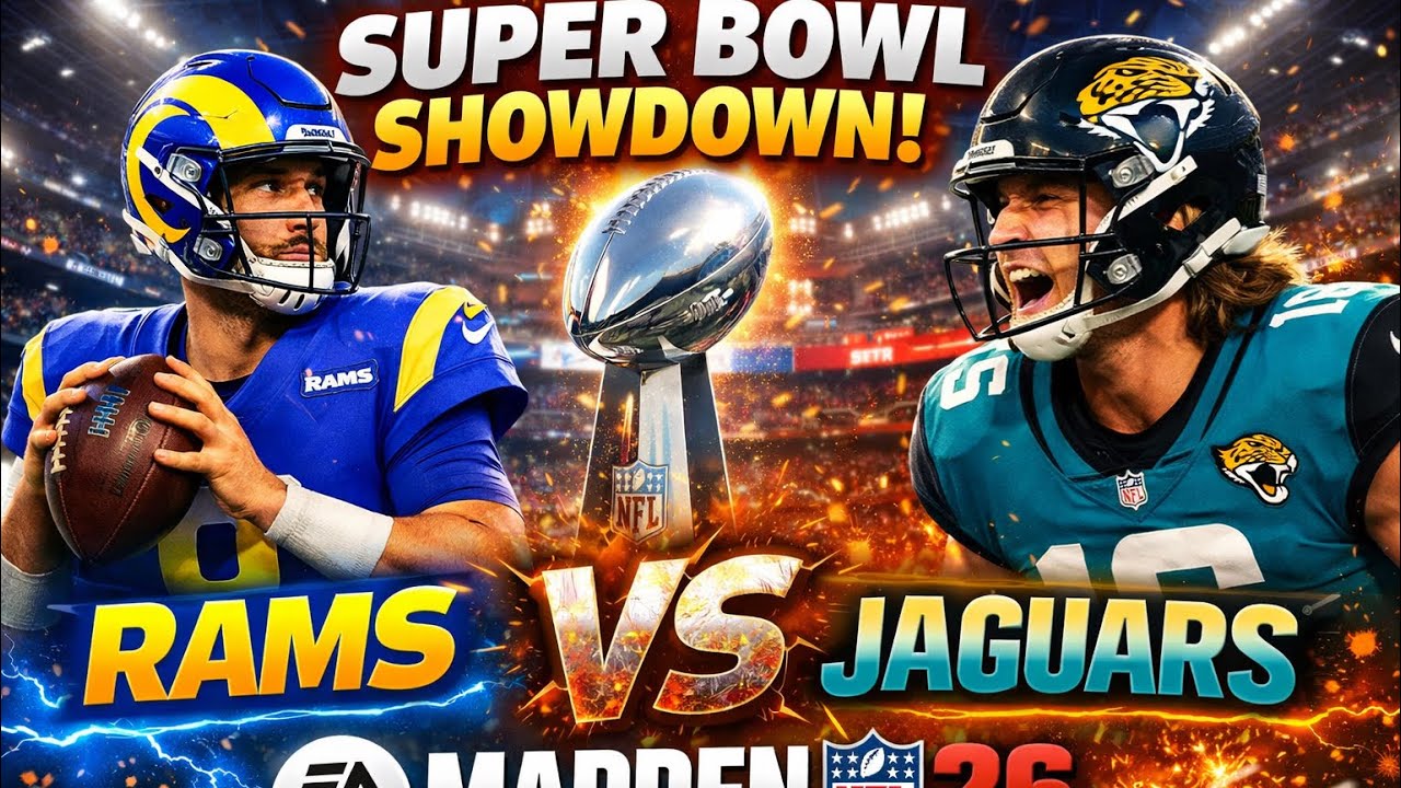 Super Bowl LVII Rams Vs Jaguars  (Madden NFL 26) Full Gameplay
