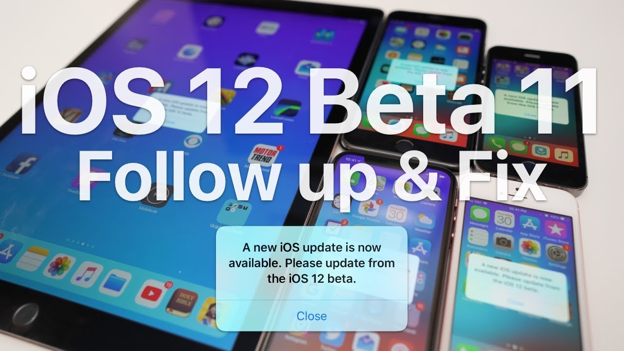 iOS 12 Beta 11 & Public Beta 9 - Follow up and fix