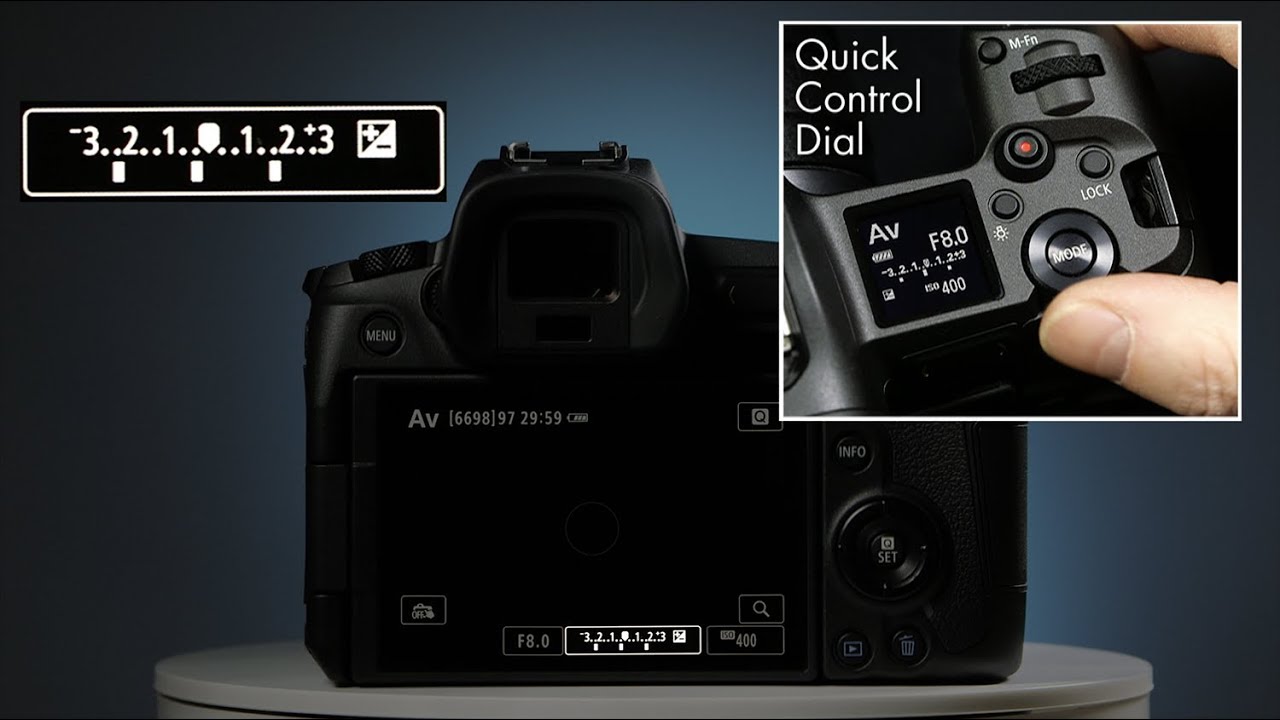Настройка брекетинга экспозиции на Canon EOS R