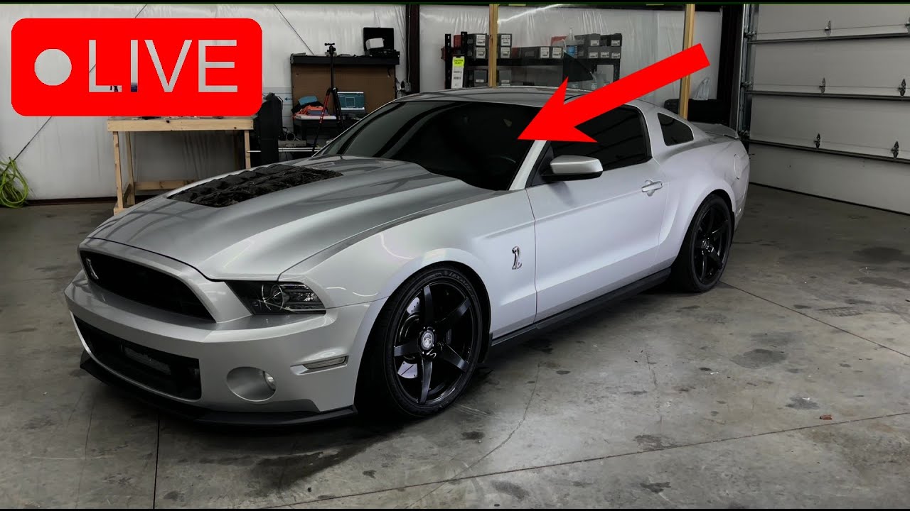 2012 Mustang GT500 Windshield Tinting | The Tint Lab