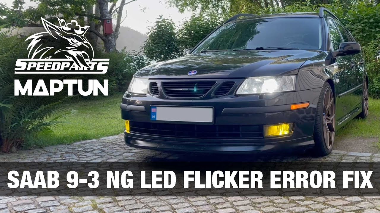 SAAB 9-3NG LED Conversion Flicker Error Message FIX