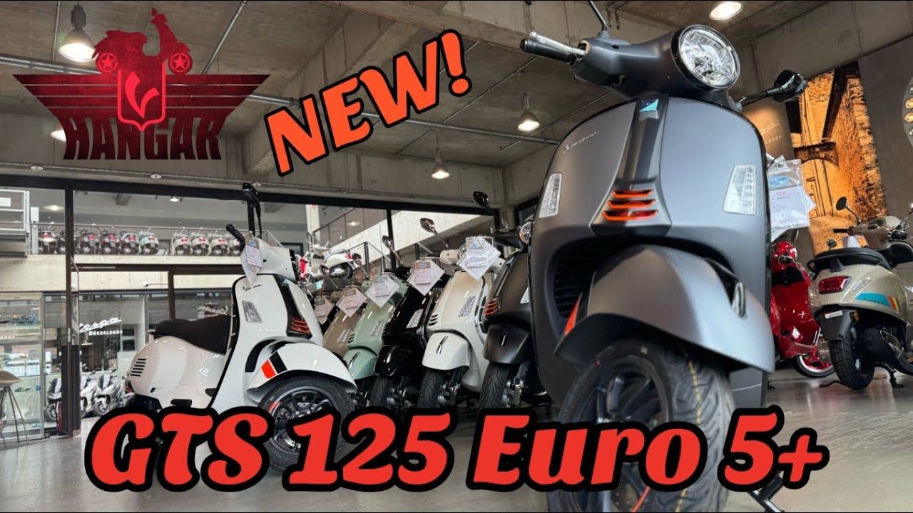 Die NEUE Vespa GTS 125 Euro 5+