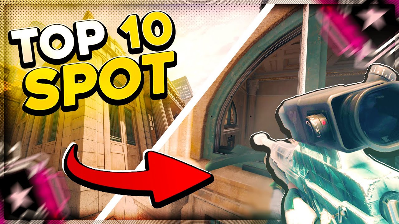I MIGLIORI +10 SPOT per fare PIÙ KILL su RAINBOW SIX SIEGE! PT1