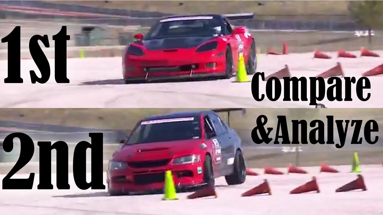 First Place Versus Second Place World Championship Autocross - Jeremy Swenson versus Shawn Krebsbach